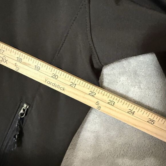 North Face Summit Series Windstopper Soft Shell Jacket Black Men Medium Full Zip - Picture 9 of 12